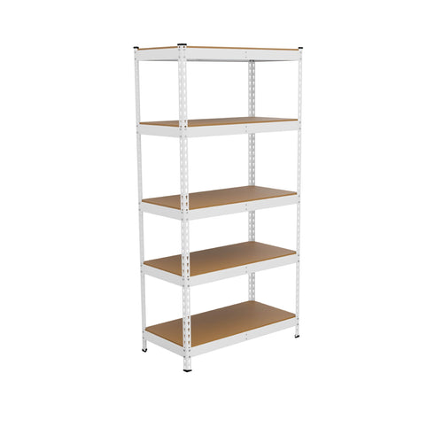 Heavy Duty 5 Tier Metal Storage Shelves  18x36x72 Adjustable Steel Garage Rack & Pantry Organizer (Hammertone)