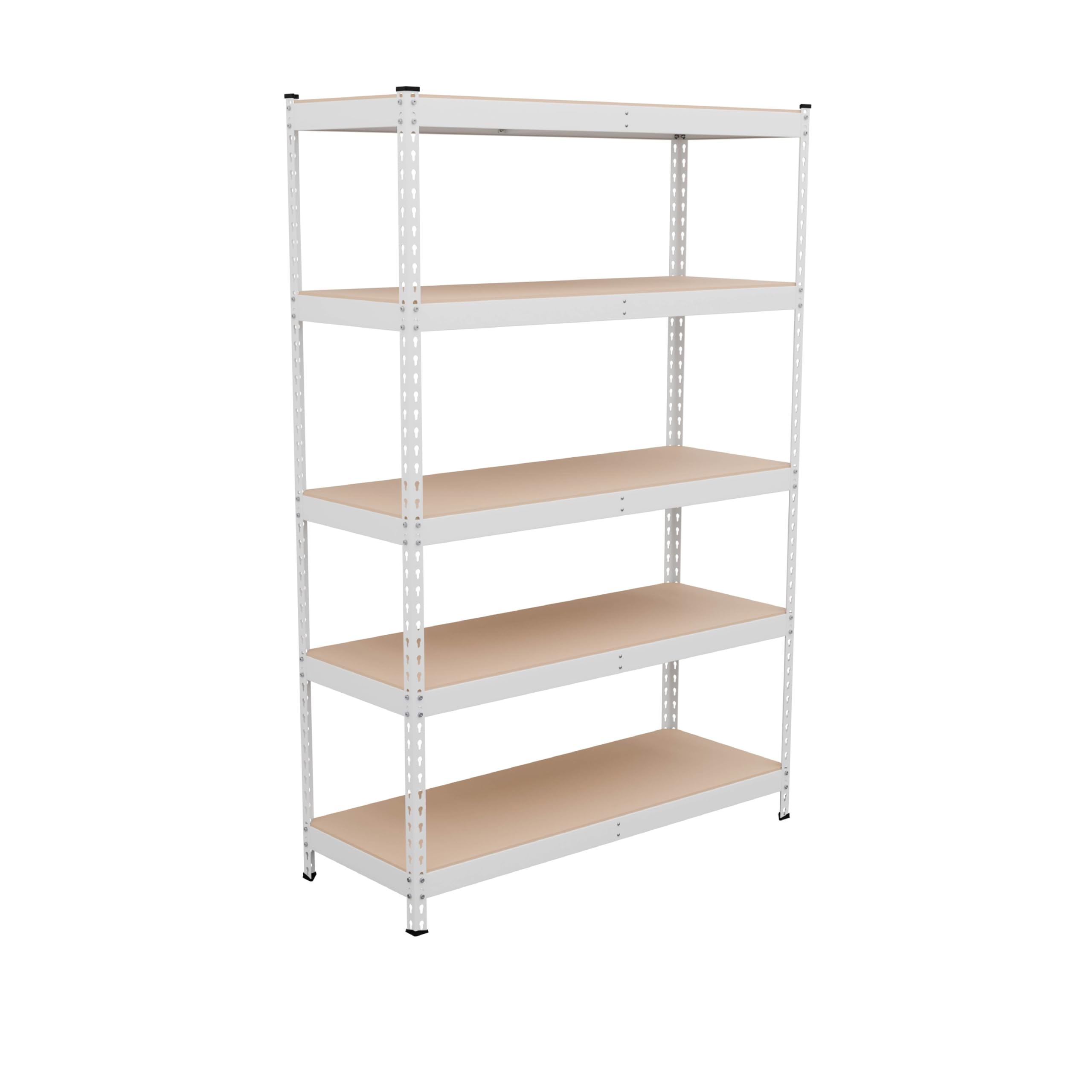 Heavy Duty 5 Tier Metal Storage Shelves  18x36x72 Adjustable Steel Garage Rack & Pantry Organizer (Hammertone)